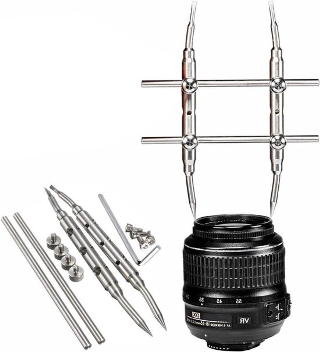 Professioneel gereedschap voor camera lens reparatie en aanpassingen