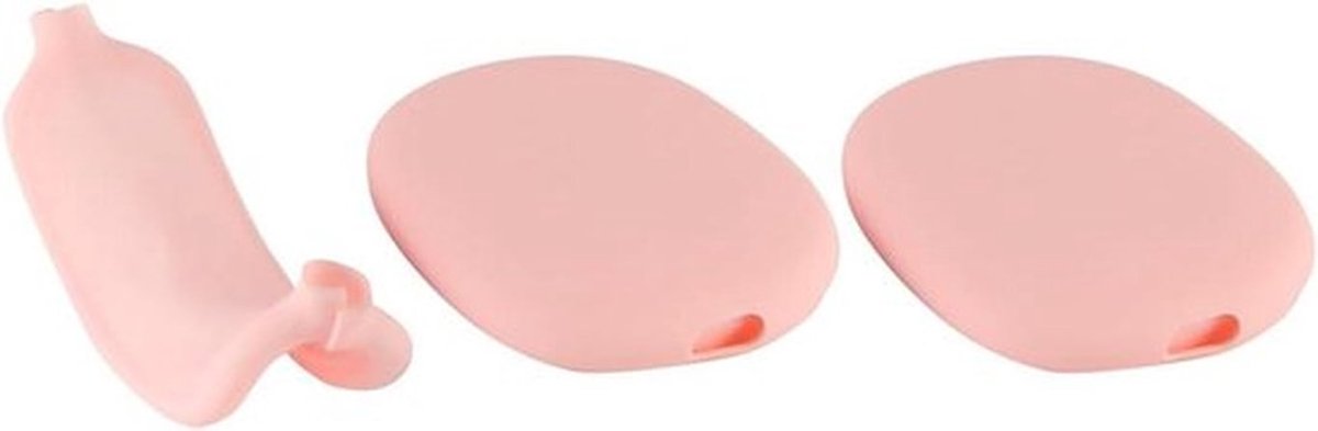 Roze Siliconen Oorkussens voor Hoofdtelefoon - Duurzaam en Beschermend