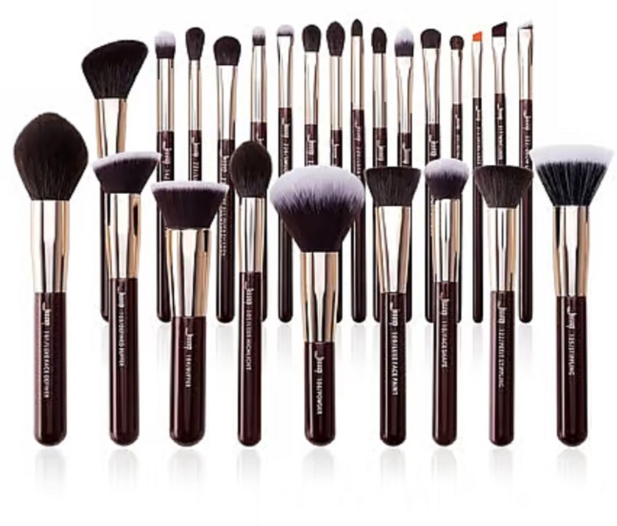 JESSUP- T280 Professionele make-up kwasten set, 25 stuks, premium