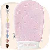 Destined® Exfoliating Glove - Scrub Handschoen - Lichaam & Gezicht - Scrub Detox - Verwijderen Van Dode Huidcellen - Blossom