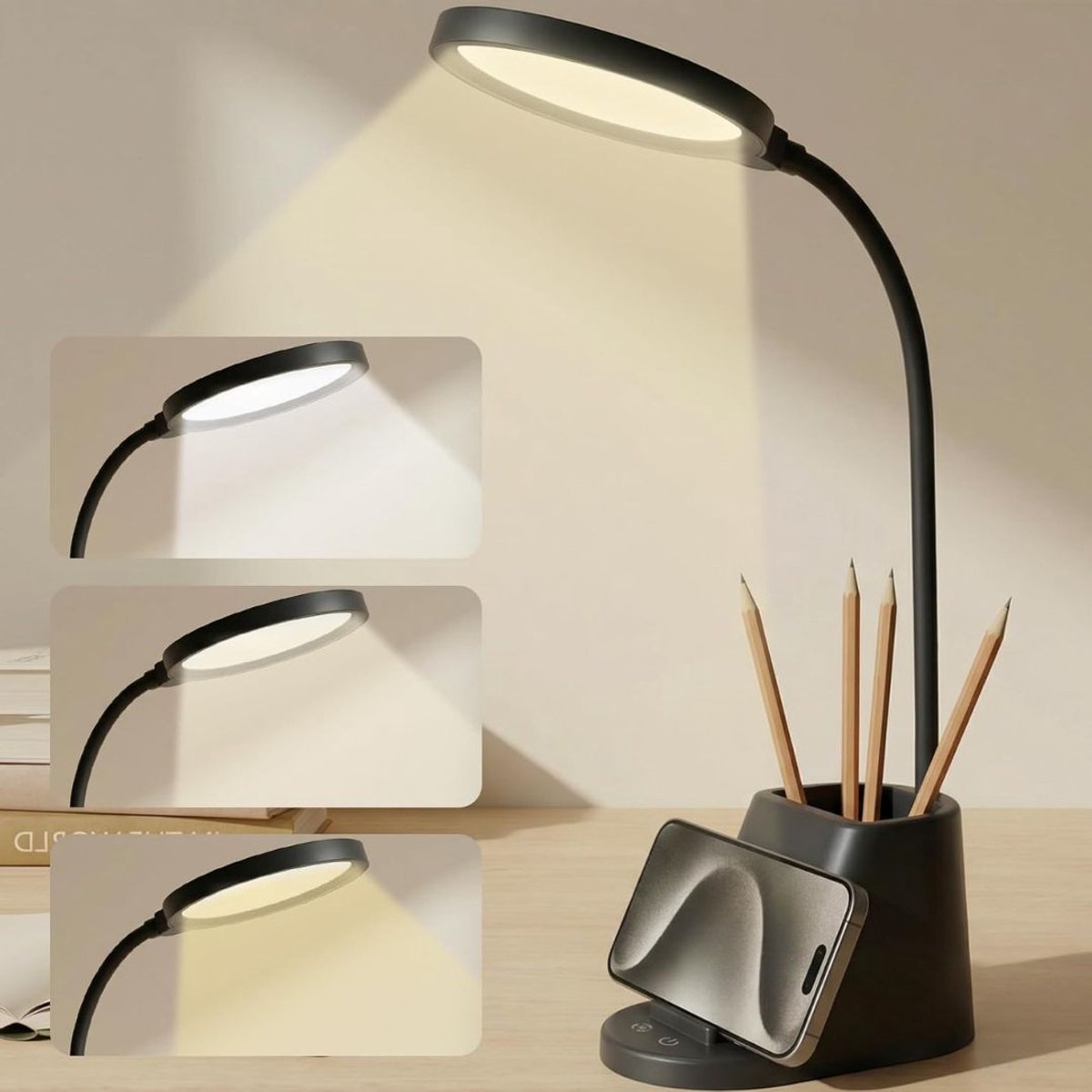 MRKK® Daglichtlamp Schilderen - Staand - Hobby - Zwart