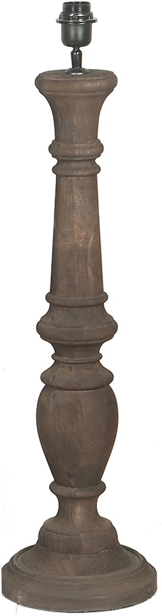 by Mooss - Tafellamp - Miami - Umber - Hout - Baluster - 70 cm