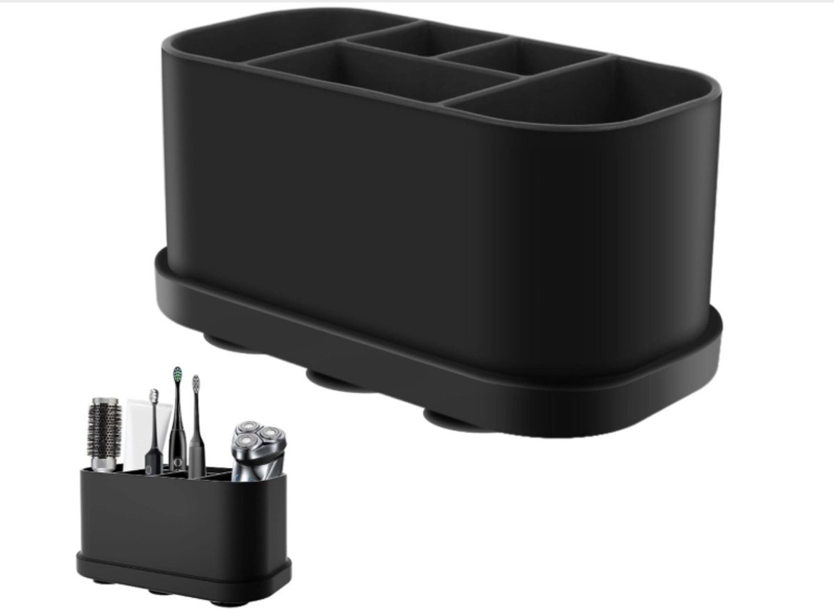 Lade Organizer - Badkamer organizer - 5 compartimenten - Siliconen - Opbergbakjes -Met zui
