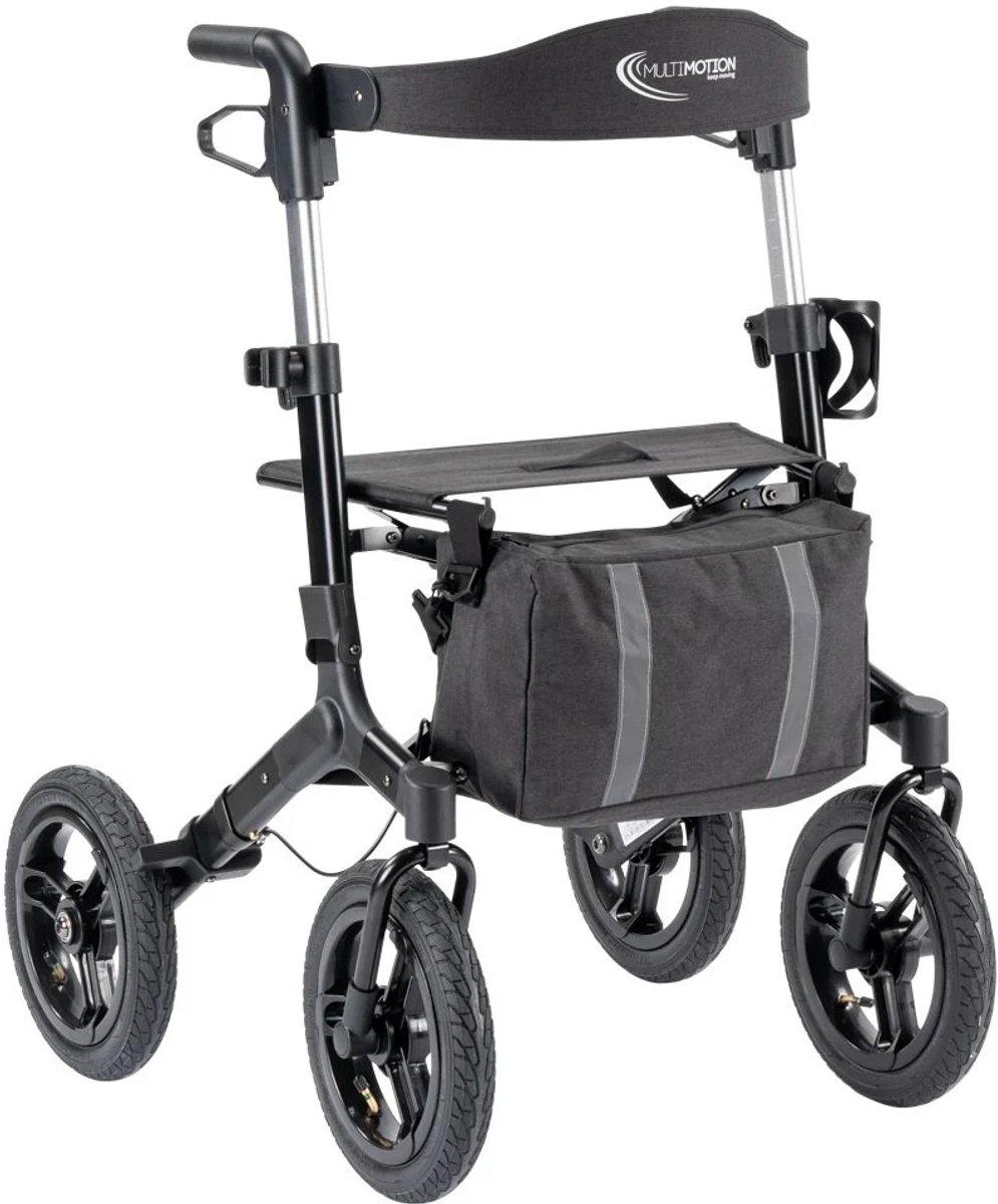 MultiMotion MultiMotion Outdoor rollator - Zwart