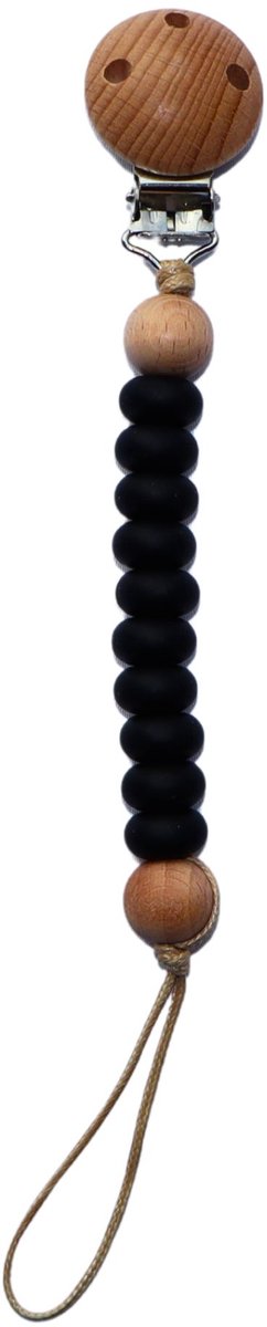 Zibbi Nordic Speenkoord Midnight – Luxe Siliconen Speenclip – BPA Vrij