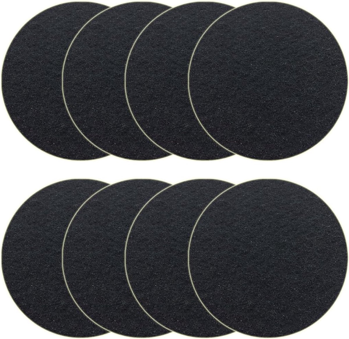 Vervangingsset voor koolstoffilter van 7,25 inch (ca. 18,4 cm) voor keukencompostbak, rond