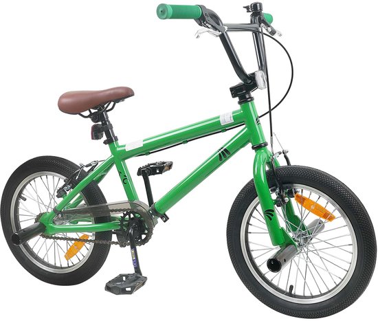 vidaXL - BMX - Fiets - 18 - Inch - voor - 7-10 - jaar - oud - Groen van VidaXL — afbeelding 3