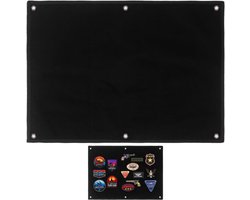 Groot Magic Patch Board van 60 x 40 cm, Vouwbaar Paneel voor Wanddecoratie, Ideaal voor Badges en Patches met Oogjes