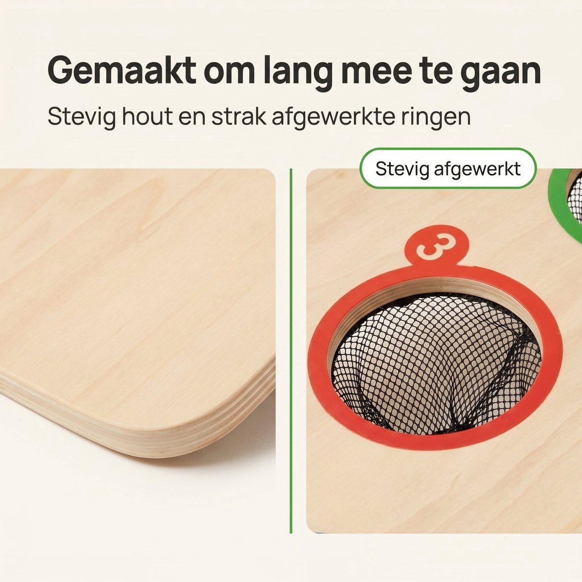 Cheqo® Pittenzak Werpen - Werpspel voor Kinderen - Gooispel - Buitenspel - Cornhole - Bean Bag Toss - Houten Bord - Tuinspel - Buitenspeelgoed - Pittenzakjes - Zakjes Gooien - Gezinsspel - Speelgoed Kinderen - Tuin Spelen - Puntenspel — afbeelding 5