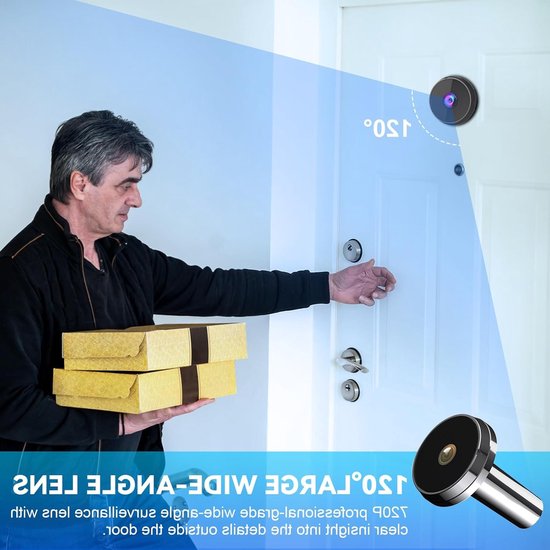 3.5 Inch 120 Graden Hoek, Elektronische Kat Ogen, Digitale Deurbel, LCD Deur, Elektronische Kijkgaatje Camera, Laag Energieverbruik, Deur Spion — afbeelding 2