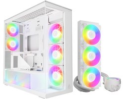 Arctic Case Combo White – Voordeelbundel – Xtender VG mirror white + Liquid Freezer III Pro 360 ARGB white
