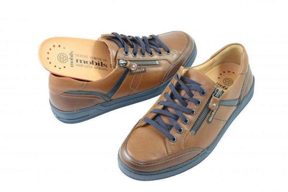 Mobils Veterschoenen - Mobils arnaud chestnut randy veterschoen