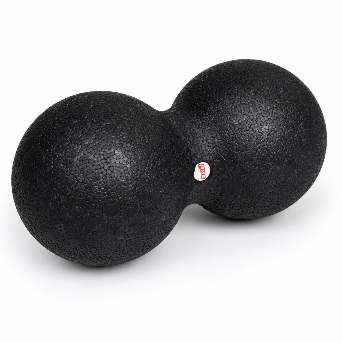 Sissel myofascia double ball- 16 cm - Zwart