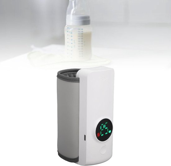 Dailygoody - Draagbare Flessenwarmer - Snel Opwarmen - Oplaadbaar 6000 mAh - Compact en Lichtgewicht - Babyvoeding - Ideaal voor Reizen - Geschikt voo — afbeelding 3