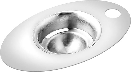 Eierdooier Scheider van RVS - Eiwitfilter voor Eieren - Keukenhulpmiddel voor Eidooier en Eiwit Scheiding - Perfect voor Bakken en Koken