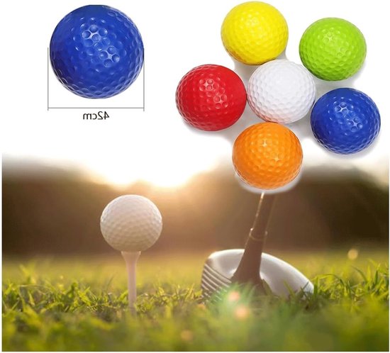 Set van 26 Trainingsgolfballen van Schuim, Ideaal voor Binnen- en Buitentraining, Perfect voor Golfvaardigheden en Oefeningen — afbeelding 5