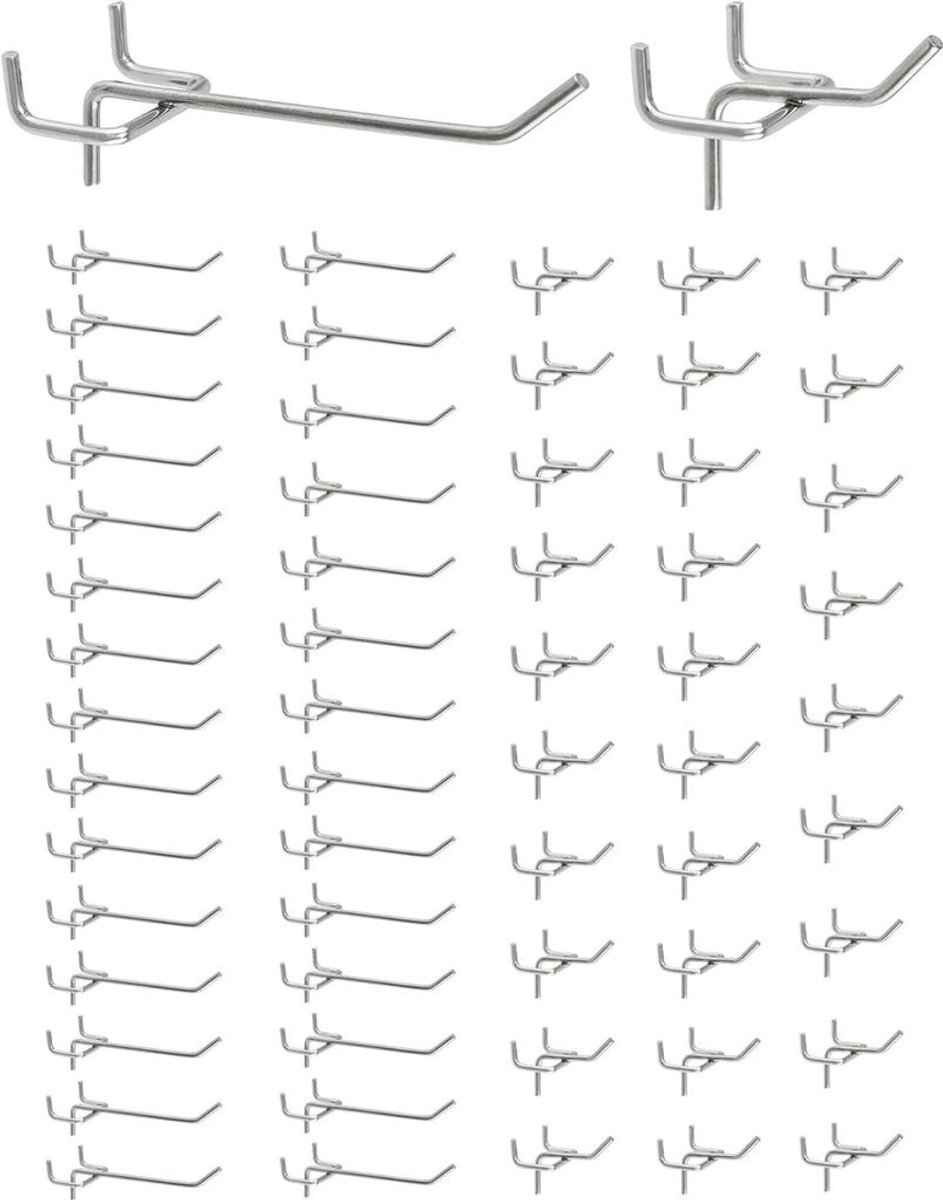 60 gereedschapsbordhaken Geschikt voor wandmontage (5 cm, 10 cm)