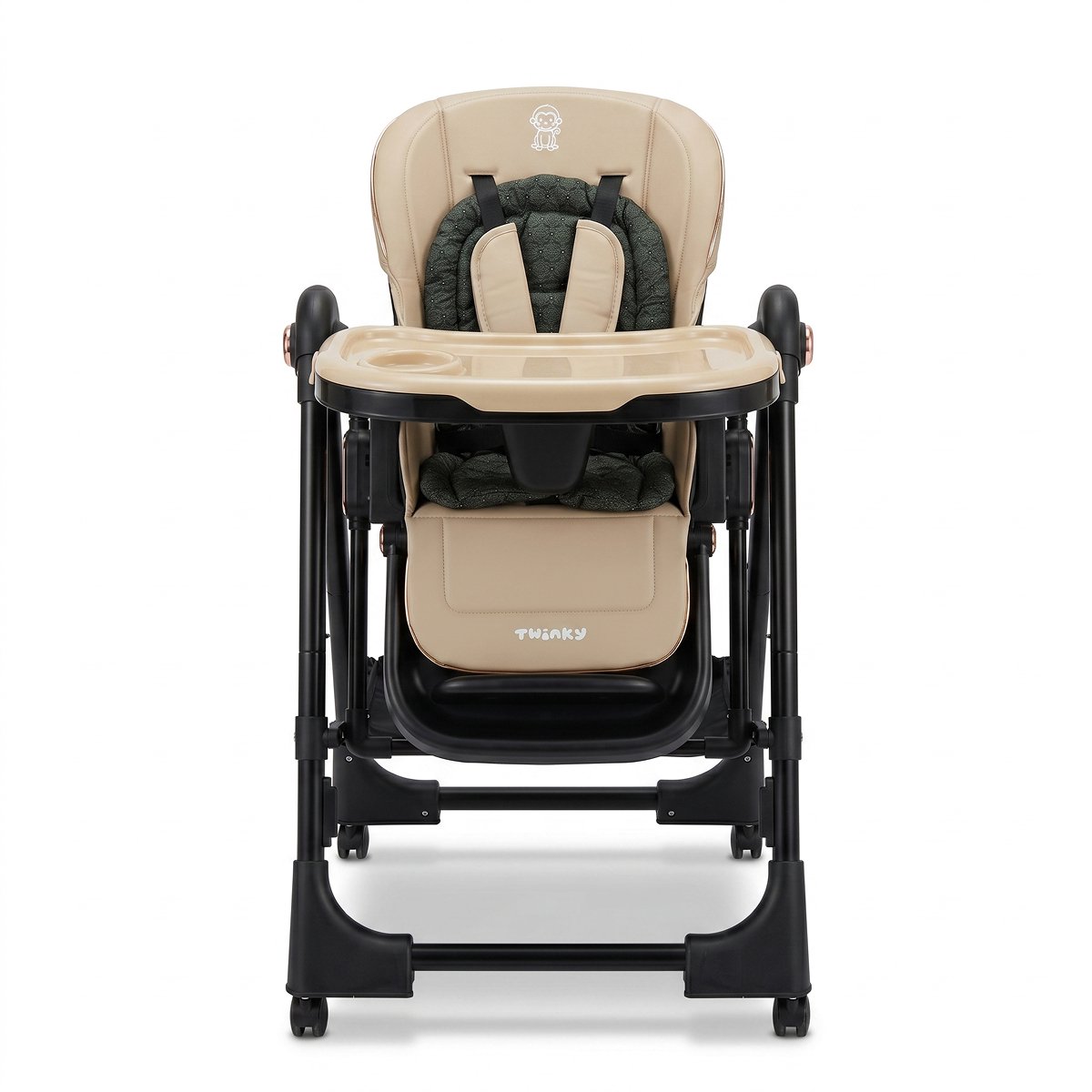 Twinky® Kinderstoel EXPLORE – 4-in-1 Kinderstoeltje Set met Schommel en Ligfunctie – Inklapbare Eetstoel & Baby Wagentje en Babystoel Voor Aan Tafel – Kinderzetel, Peuterstoeltje en Meegroeistoel in 1 — afbeelding 8
