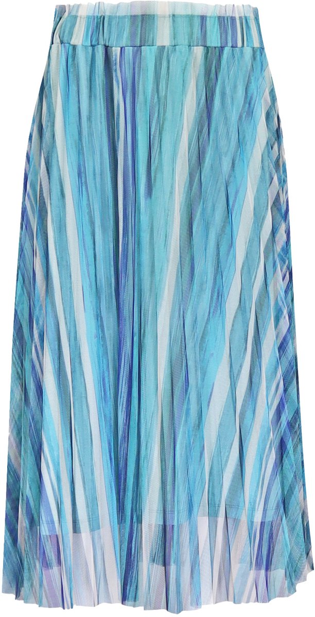 Princess goes Hollywood - gestreepte midi rok blauw - maat 36