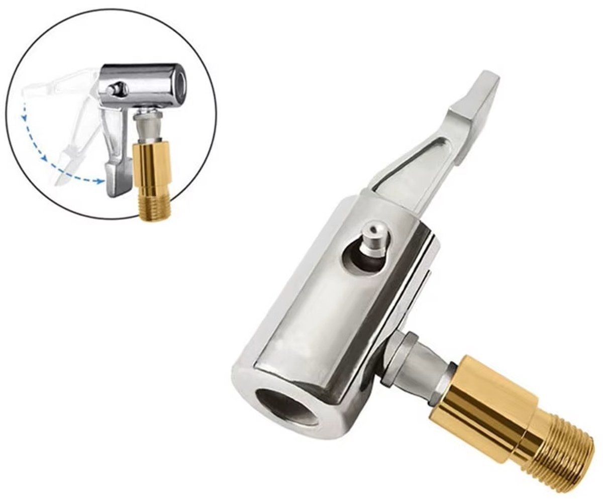 Han-Bar® Vergrendelbare Luchtventieladapter – Voor Truck, Bus, Camper & Dubbel Lucht