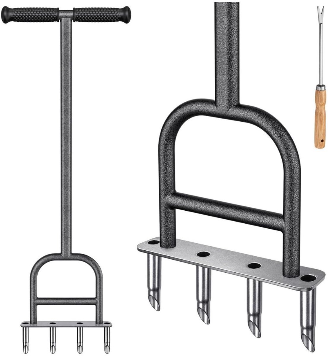 MRKK® Prikrol - Gazonbeluchter - Gras Beluchten - Gazon Beluchter - Zwart