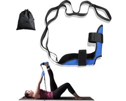 Voet- en kuitstretchers met rekband voor plantaire fasciitis, 7-lus voetstretchers voor verlichting van hamstring- en achillespeesontsteking