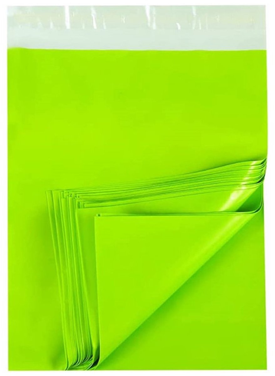 Verzendzakken Kleding - Postzakken Pakketten - Veilig Verzenden - Waterdicht Scheurvast - 32x45cm 50 stuks - Groen