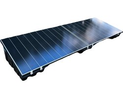 NELI montagesysteem voor zonnepaneel, solar panel en photovoltaic, montageplaat voor plat dak