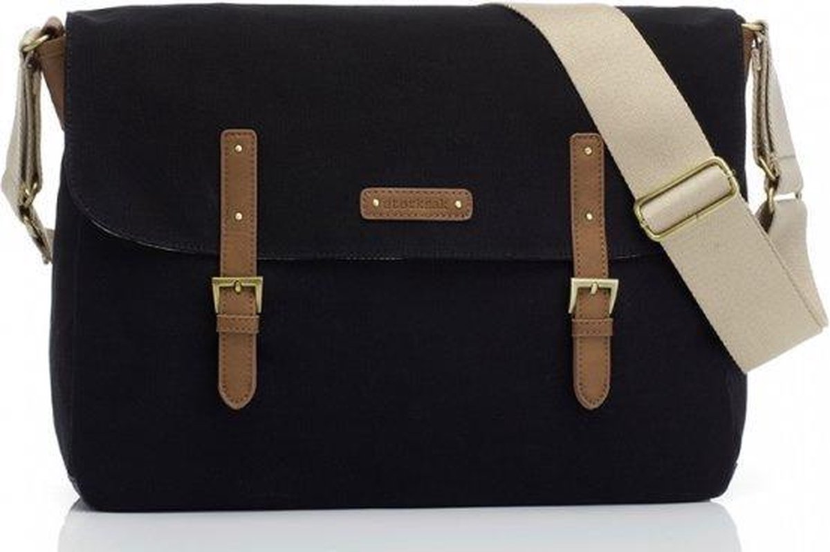 Storksak Luiertas Ashley 39x30x11cm - Zwart
