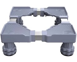 JustValue - Wasmachine Verhoger - Met Waterpas - Droger - Koelkast - Kast - Vriezer - Witgoed - Universeel - Verstelbaar - Opbouwsokkel - Opbouwmeubel