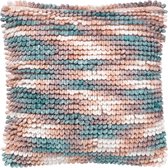 Dutch Decor LIAM - Sierkussen nude multi 45x45 cm - roze