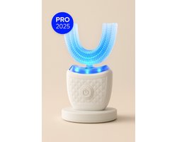 Smartbrush Tanden - U-Vormige Tandenborstel - Smart Brush Tanden - Automatische Elektrische Tandenborstel - Tanden Bleken en Reinigen - Handsfree - UV Blauw Licht - 360° - 4 Standen - Waterbestendig - Teeth Whitening