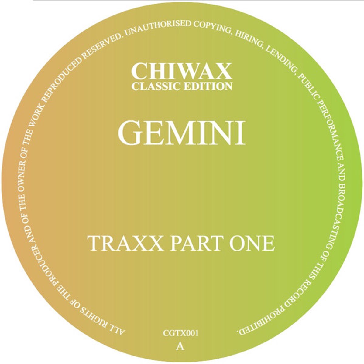 Gemini - Gemini Traxx Part One