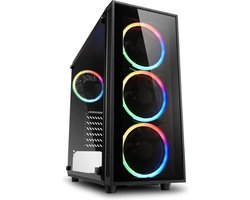 Intelectro Gaming PC - Verlicht jouw Gaming Setup met Stralende RGB Gaming PC - Ryzen 3 3200G - 16GB 3200 MhZ RAM - Adembenemend Design - 500GB Supersnelle SSD - 550W Gaming Power Supply - Gaming Ready - Levering Sneller dan Aangegeven!