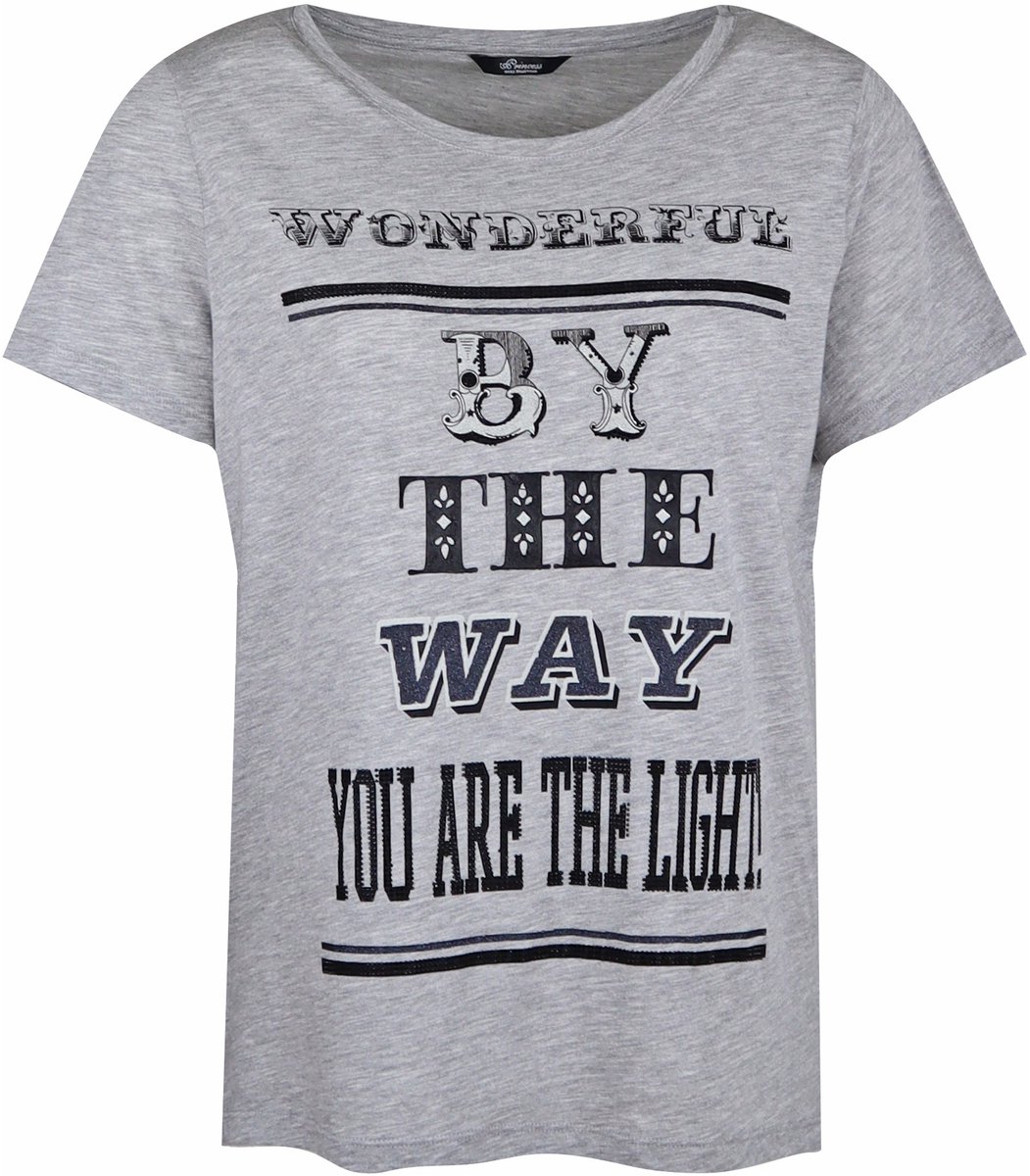 Princess goes Hollywood • grijs t-shirt wonderful • maat 36