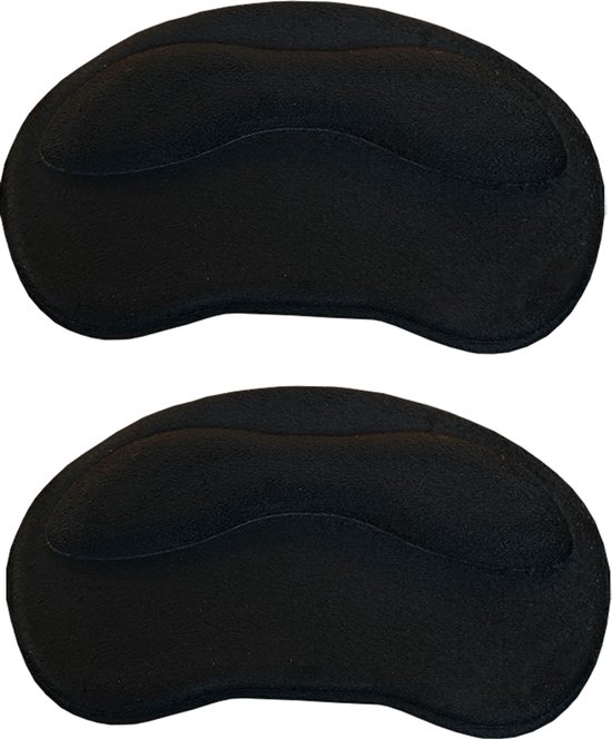 Sodrai Zacht Hielzooltje | Suéde Hielzool | Hakbeschermers | Premium Hielbeschermers | Anti-slip | Kleur Zwart | Schoenmaat Universeel | Hiel beschermers |Hielkussens |