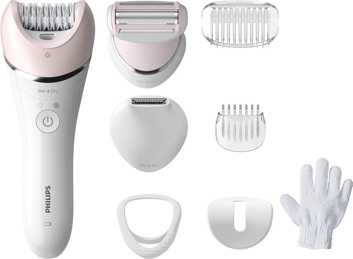 Bol.com Philips Series 8000 BRE721/00 - Wet & Dry - Epilator aanbieding