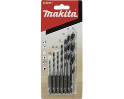 Makita D-62371 Houtspiraalborenset 7-delig 1/4''