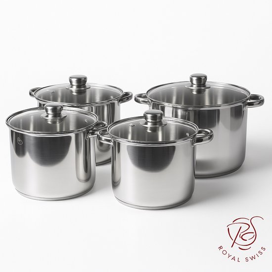 Royal Swiss 72 Delige Roestvrijstalen Bestekset 12 Personen Met Luxe Koffer Motief Royal Bestek 2 700x700h