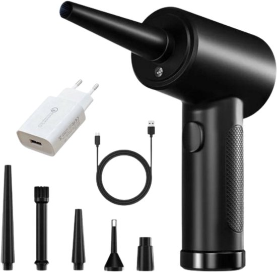 EMEBAY Sıkıştırılmış Hava Üfleyici/Taşınabilir Turbo Fan, 160000TR/Min Pilli Bas