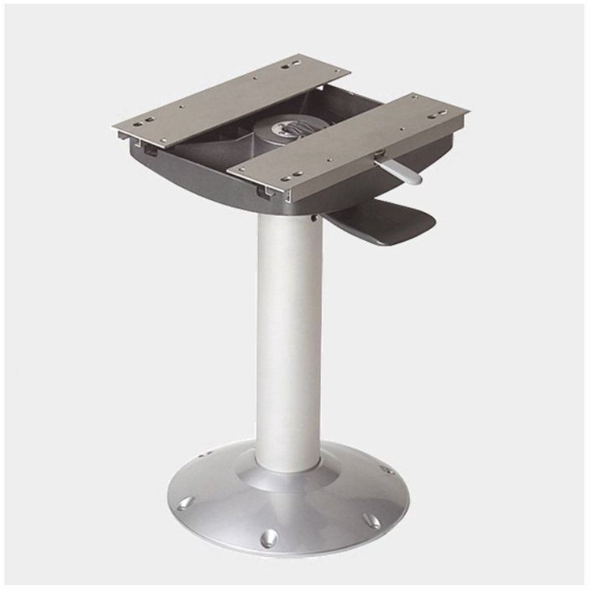 VETUS vast model Stoelpoot met schuif-draai Mechanisme hoogte 50cm | BASE50L