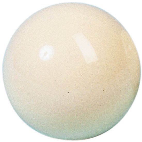 Boule De Billard Blanche Standard - Diamètre 57.2 Mm - Pour Table De Pool/blackball