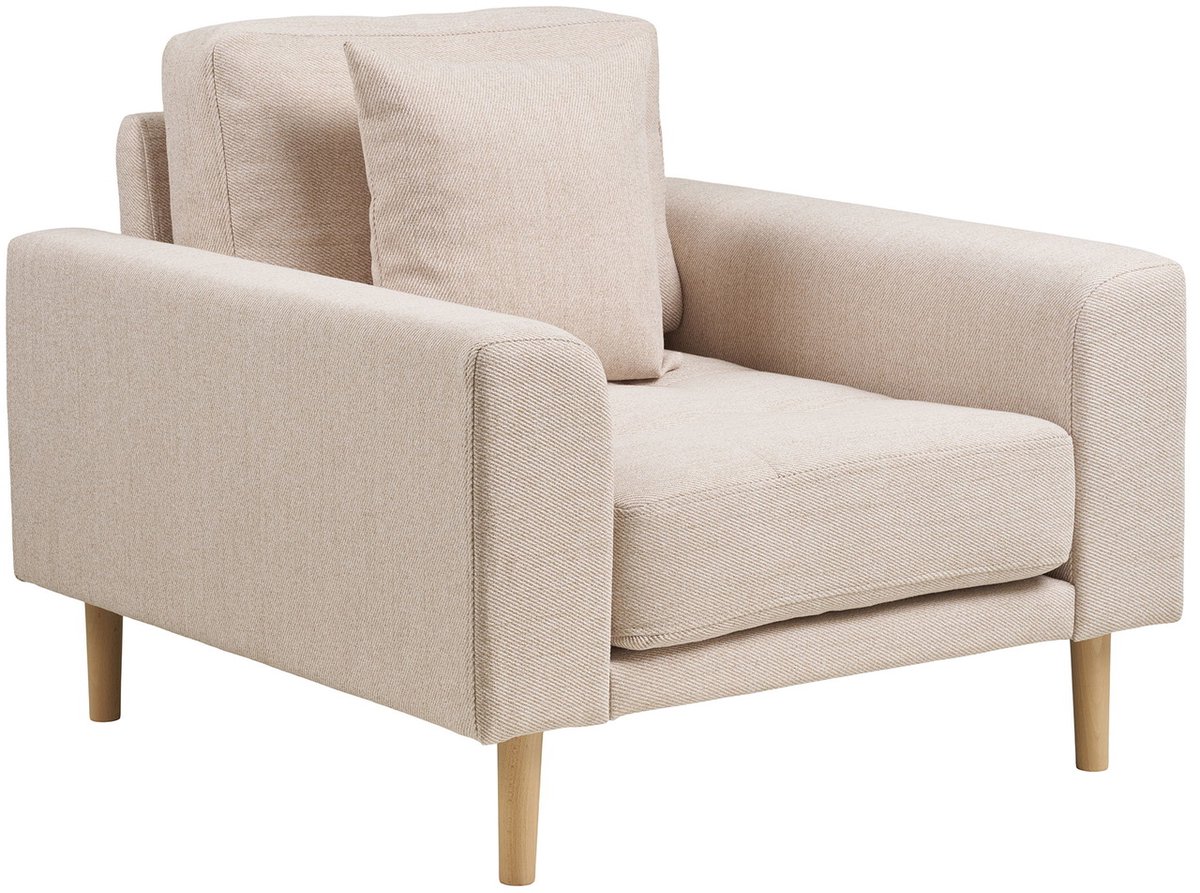 House Nordic Fauteuil Lido - Zand Stof - 92x90x54cm