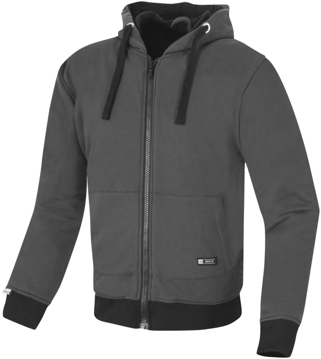 Merlin Hamlin Grijs Motor Zip Hoodie - Jas