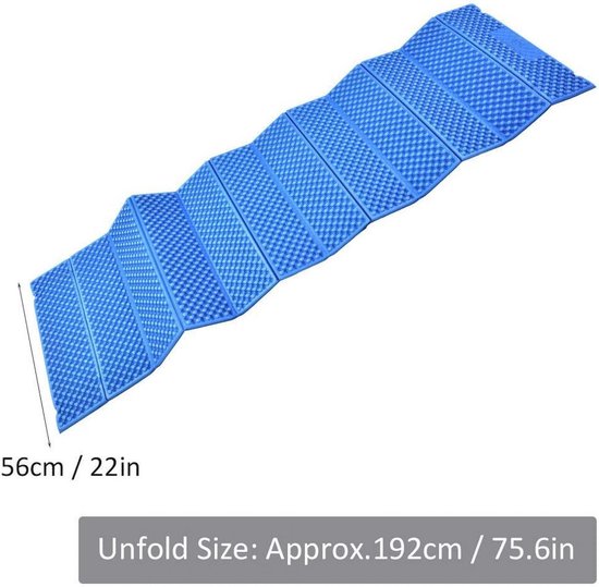 Dailygoods- Schuimmat Duurzaam - Outdoor Vouwtent - Camping - Strand - Antislip - Opvouwbaar - Lichtgewicht - Slaapmat van Dailygoods — afbeelding 5