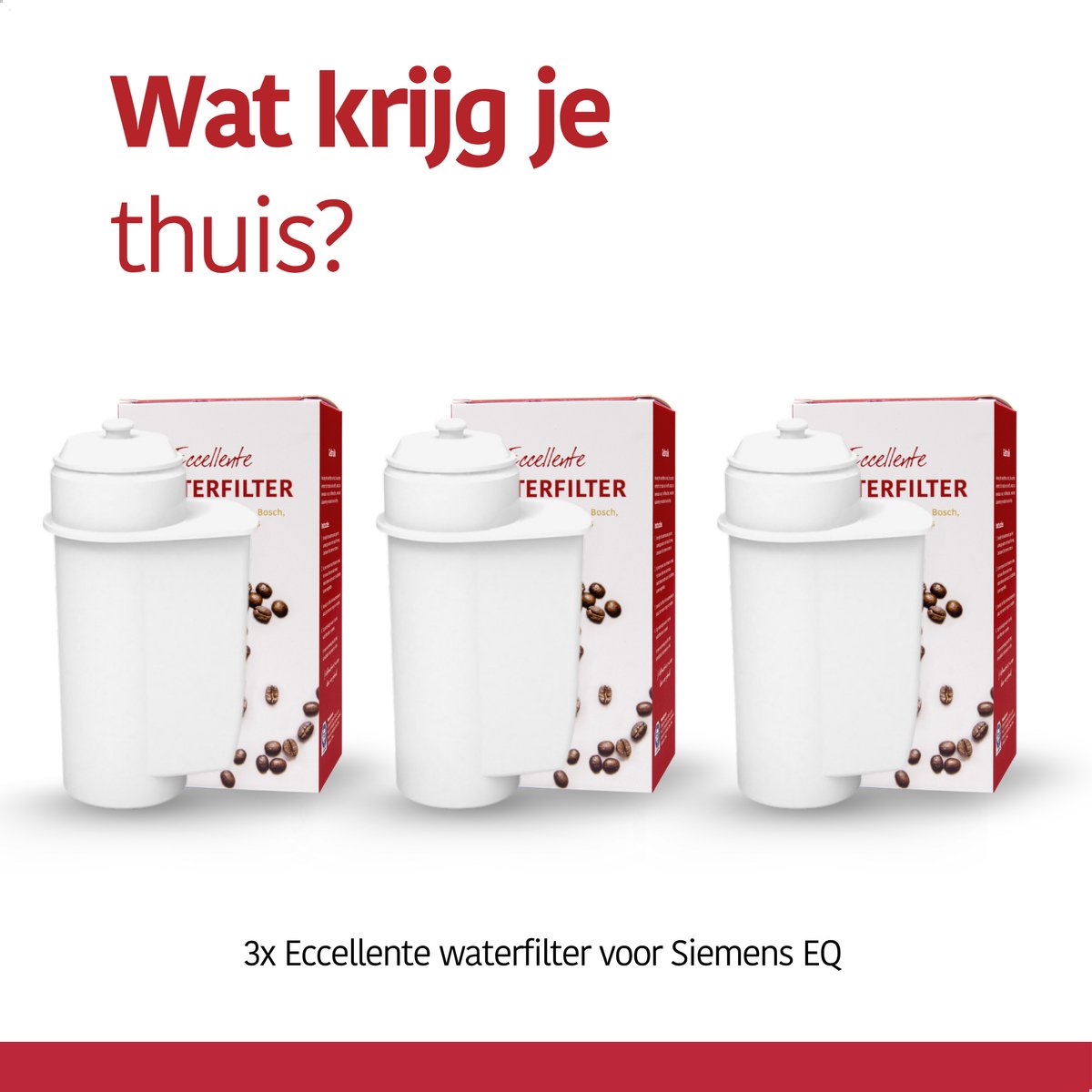 3x Eccellente Waterfilters voor Siemens EQ series - voor Koffiemachines - Intenza Waterfilter - 6 maanden gefilterd water - Eenvoudig geplaatst — afbeelding 7