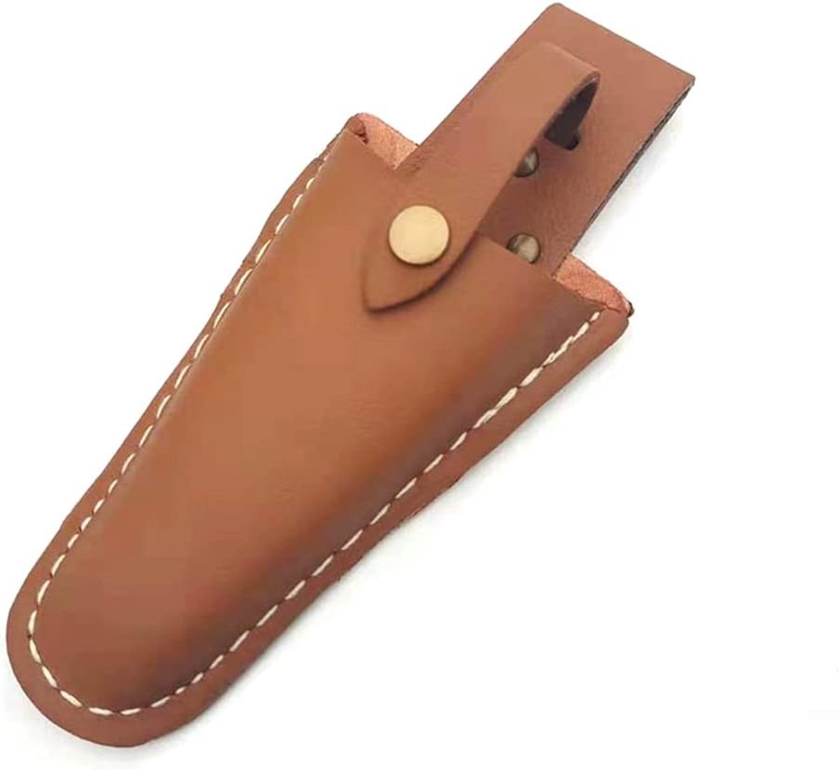 Leer hoesje - Tang opbergtas - Heuptas voor snoeischaar - Tuin Gereedschap Opberg Tas - Bruin - PU leer - 20.5*8 cm - Voor Snoeischaar en Tuin Gereedschap