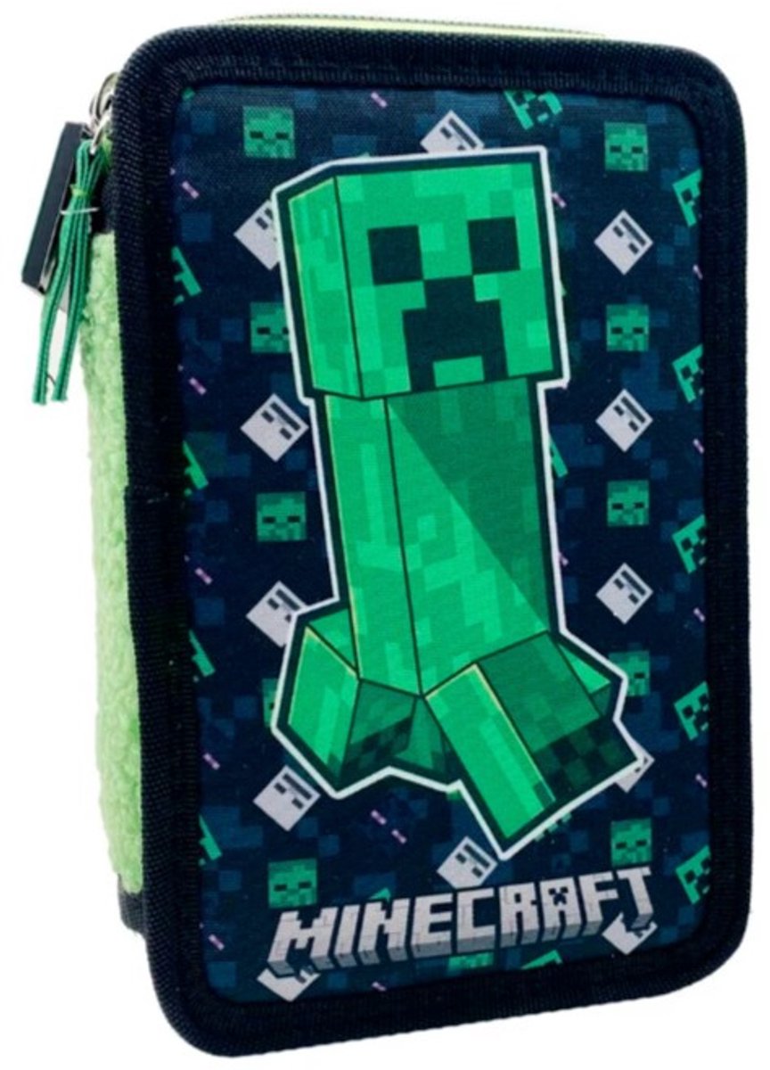 Minecraft Gevulde Etui, Mine craft etui, Euit, Mine craft,