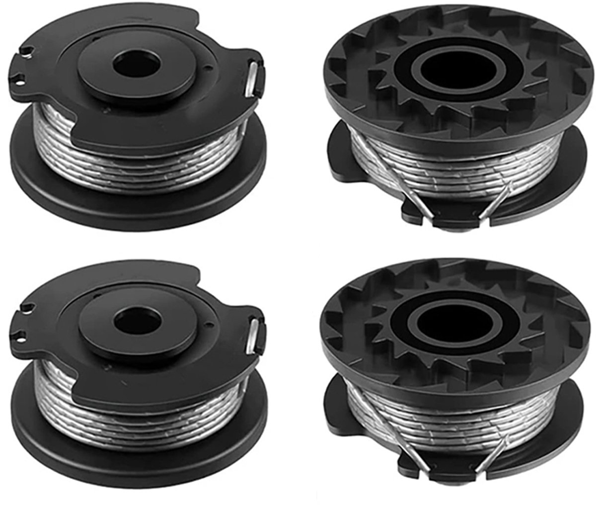 4-pack grasmaaieraccessoires - Vervangende draadtrimmerspoel - Voor grasmaaiers - ART 23 SL/ART 2300/ART 23-28/ART 26SL - F016800569/F016800385 Vervangende spoeltrimmerkop