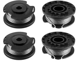 4 stuks grasmaaieraccessoires - Vervangende draadtrimmerspoel - geschikt voor BOSCH grasmaaiers - ART 23 SL/ART 2300/ART 23-28/ART 26SL - F016800569/F016800385 Vervangende spoeltrimmerkop